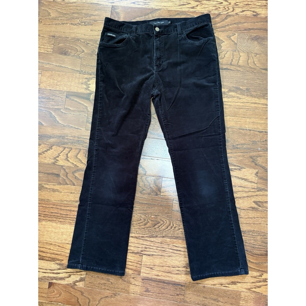 Calvin Klein Corduroy Jeans Black Bootcut Women’s Size 14